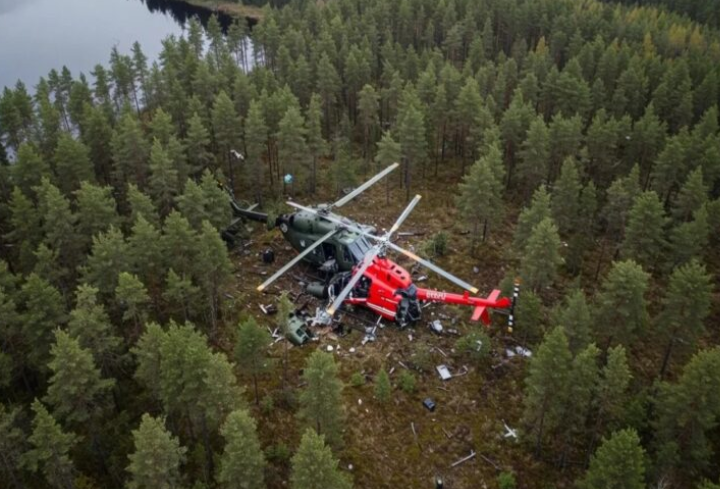 Lima maut, helikopter bertembung di Finland
