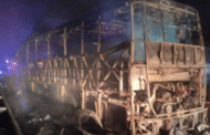 Bas ekspres terbakar, 29 penumpang selamat