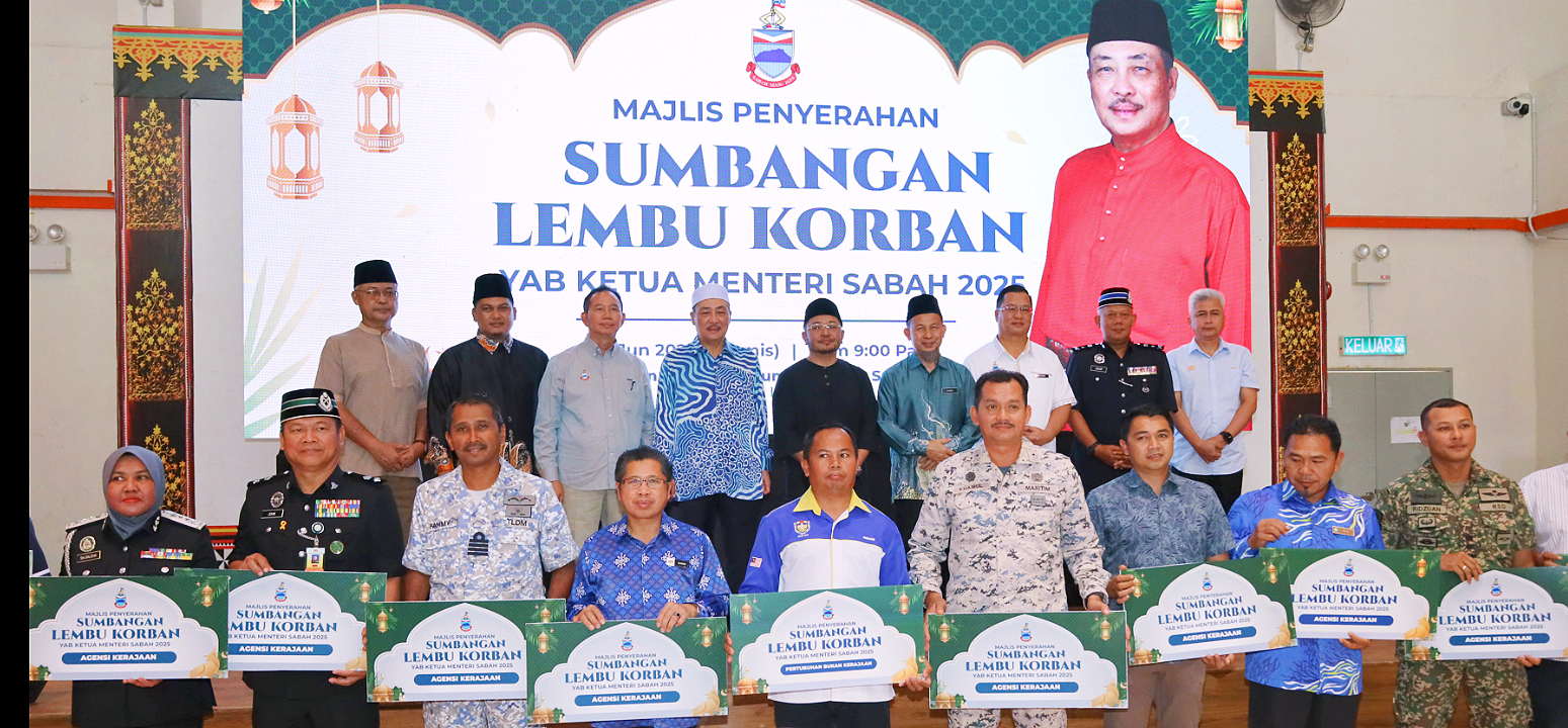 Ketua Menteri serah sumbangan 200 ekor lembu korban