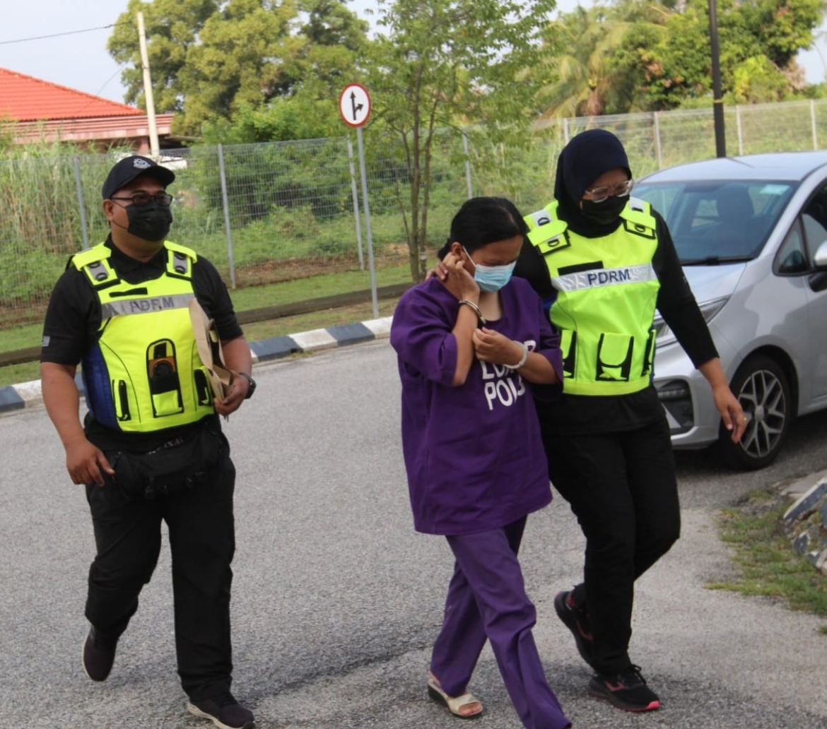 Wanita didakwa tikam suami
