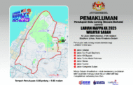 Penutupan jalan secara berkala sempena Larian MAPPA XX 2025 di KK esok
