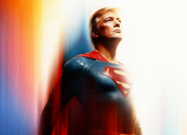 Rumah Putih gambarkan Trump sebagai ‘Superman’