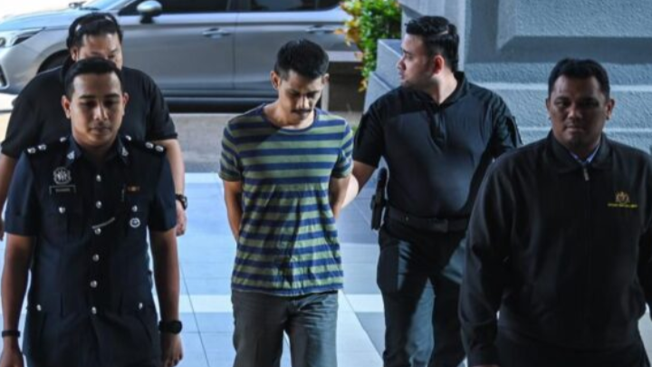 Peniaga didakwa libas parang kepada polis