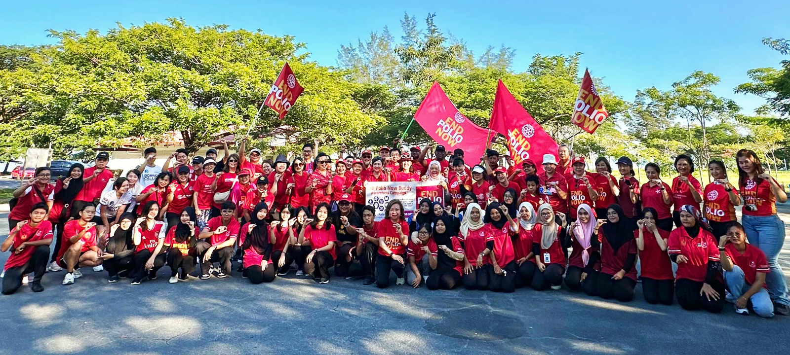 Rotary Clubs unite for “Walk to End Polio 2025” campaign in KK
