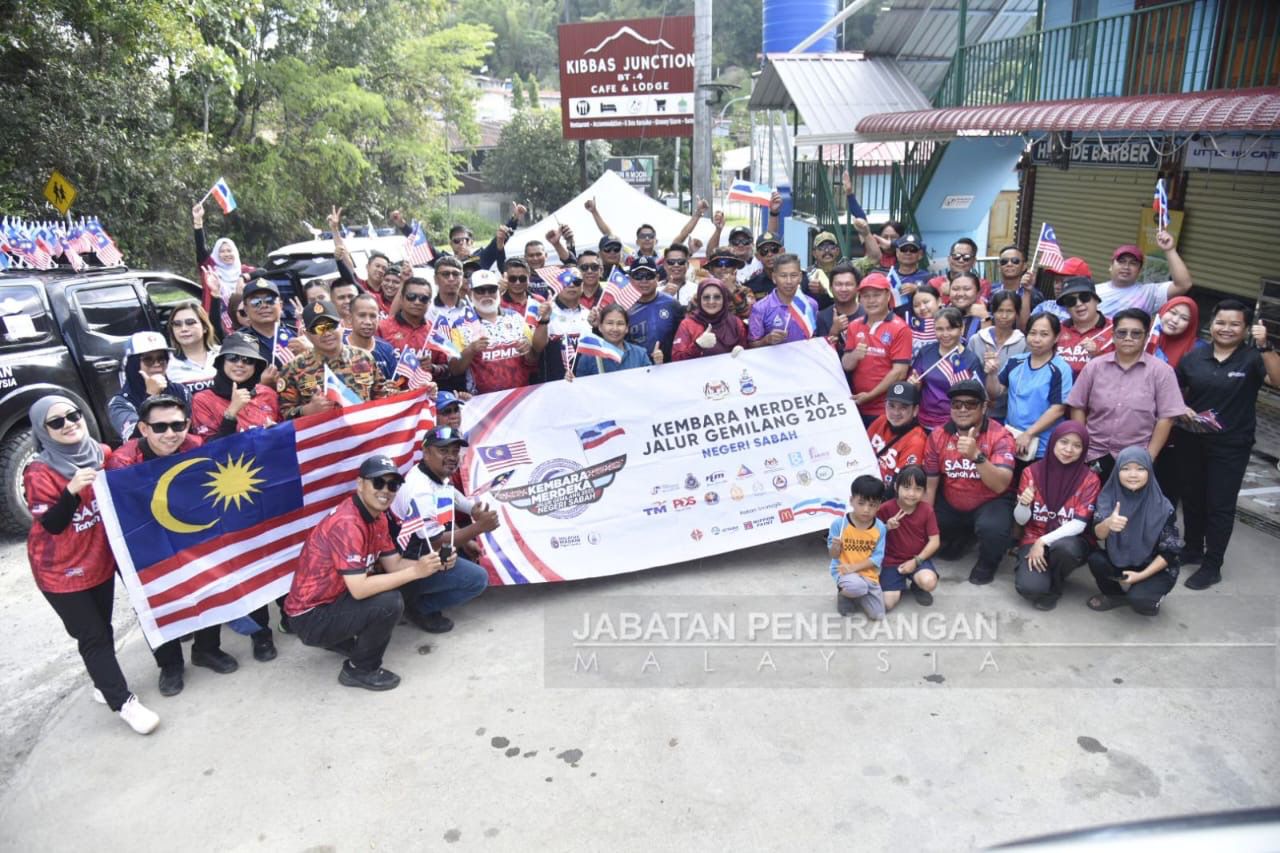 Konvoi KMJG Sabah 2025 semarakkan sambutan di Kg Kibbas