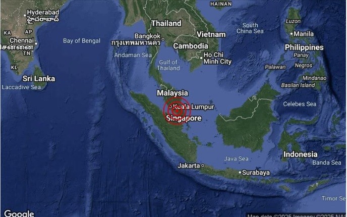 Gempa bumi gegarkan Segamat