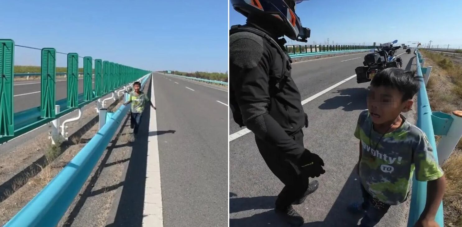 Bapa dikecam tinggalkan anak di lebuh raya gara-gara bergaduh