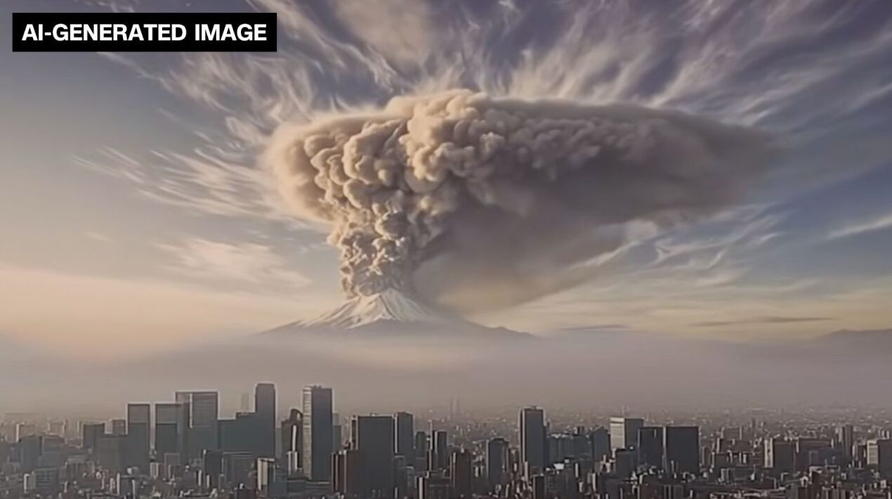 Jepun terbit video AI simulasi letusan Gunung Fuji