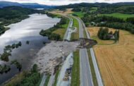 Lubang benam ‘telan’ lebuh raya, landasan kereta api di Norway