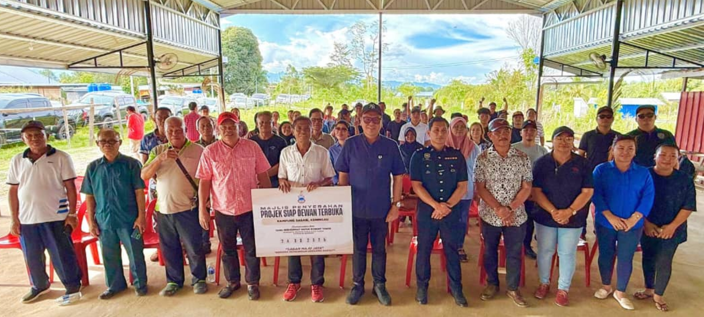 Dewan terbuka Labak Baru, Sasaie jadi kenyataan selepas 40 tahun