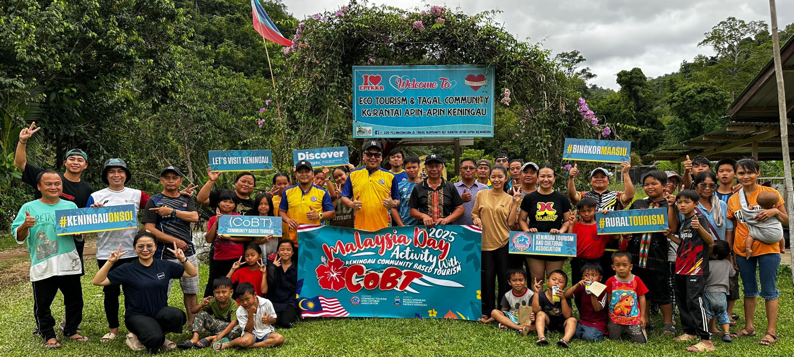 Komuniti pelancongan anjur sukan rakyat sempena Hari Malaysia