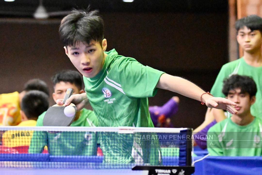 SAGA XI : Tujuh pingat emas jadi rebutan bagi acara ping pong