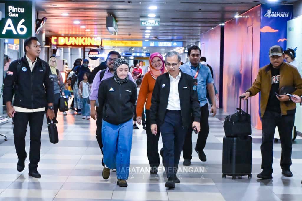 Fahmi tiba di Sabah untuk lawatan kerja rasmi