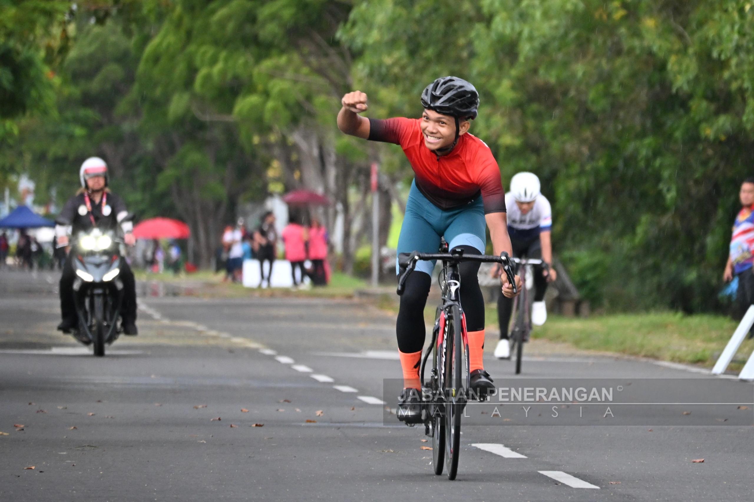 SAGA XI: Berbasikal pecut 200 Meter, Kota Belud dan Kota Kinabalu raih pingat emas