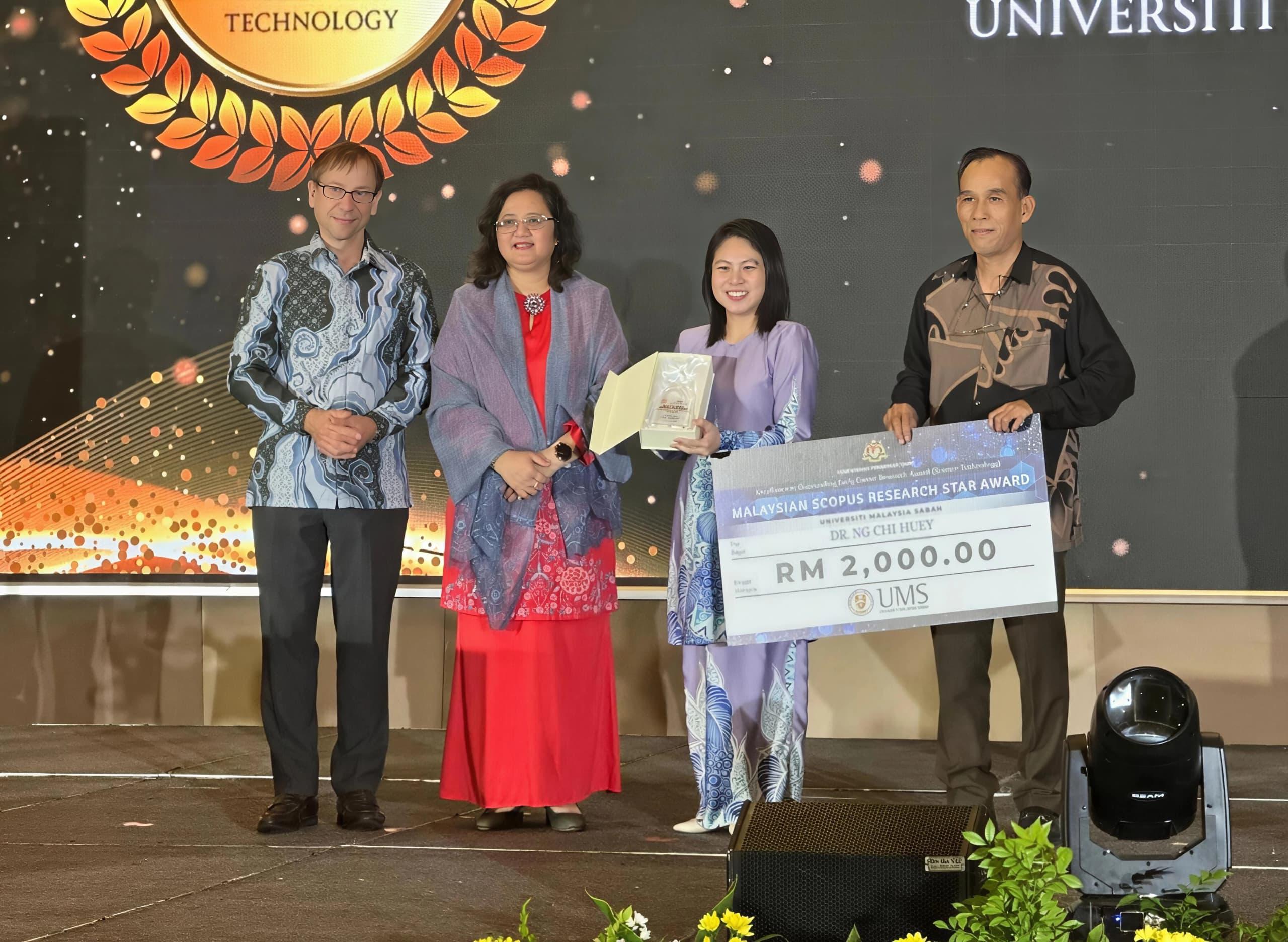 Penyelidik muda UMS menang Anugerah Kebangsaan Sains & Teknologi
