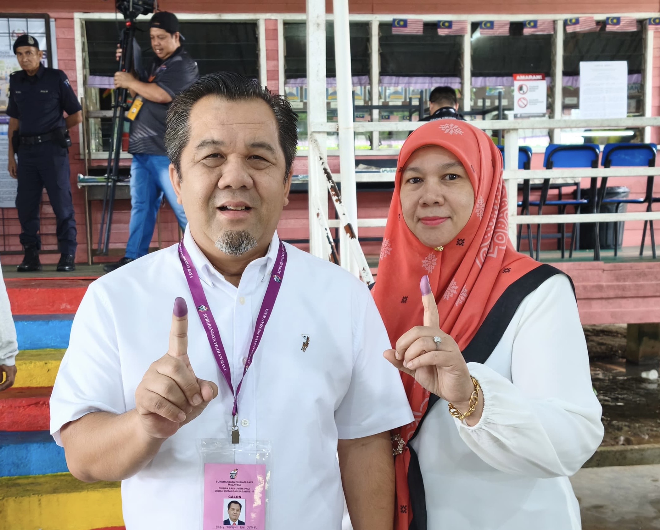 Jamawi tiba awal, proses mengundi di Melalap lancar
