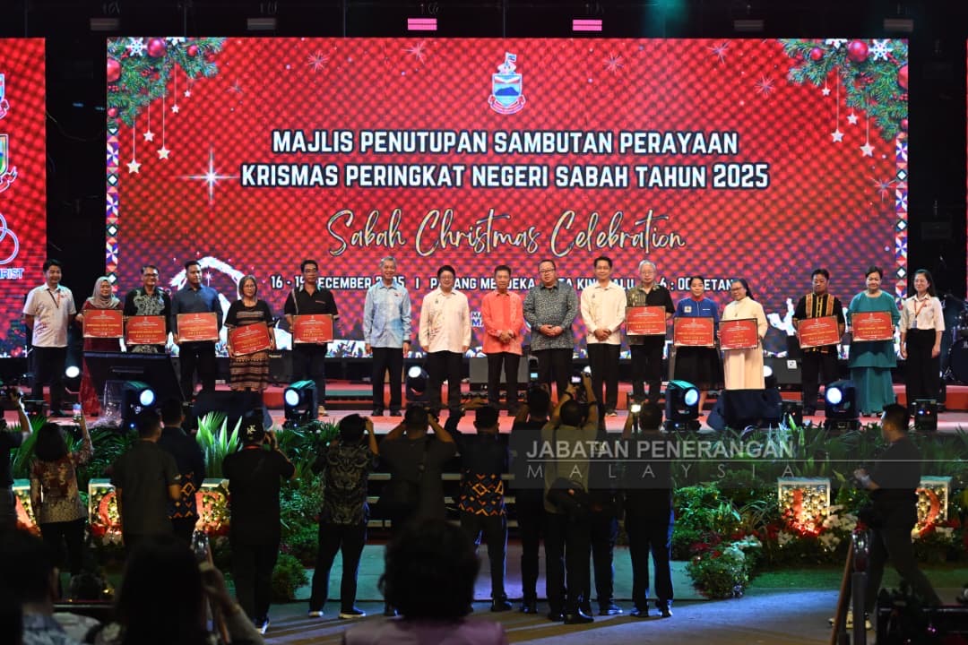 15,000 hadir meriahkan Penutupan Sambutan Krismas Sabah 2025