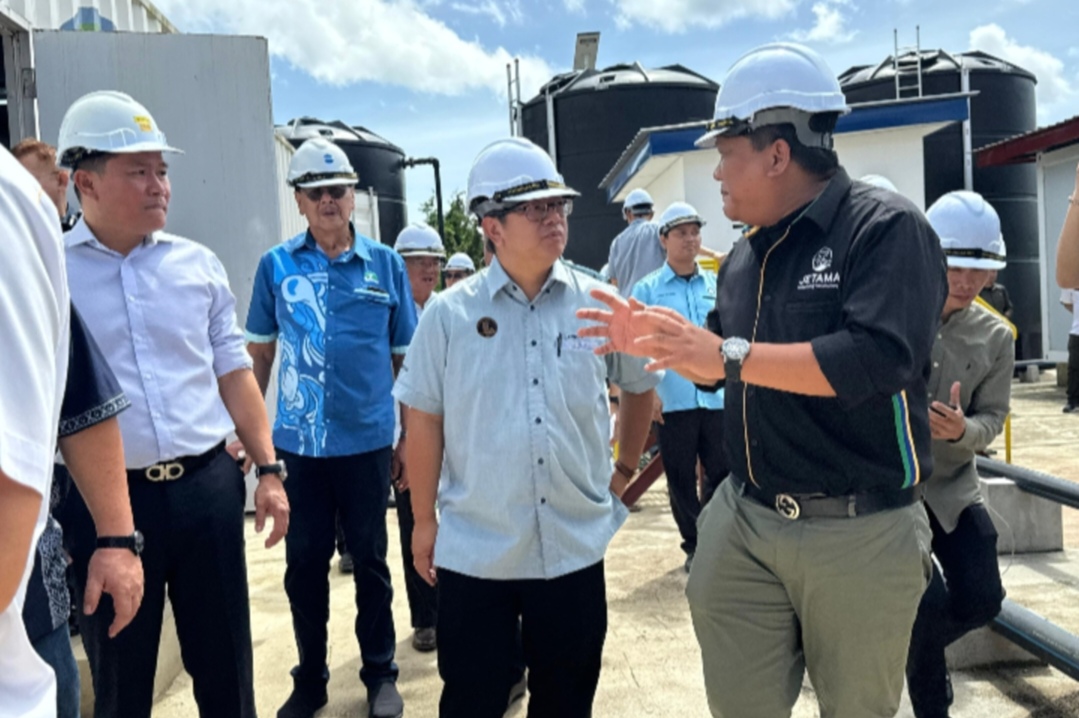 Ewon rasmi Loji Penyahgaraman Air Laut di POIC Lahad Datu