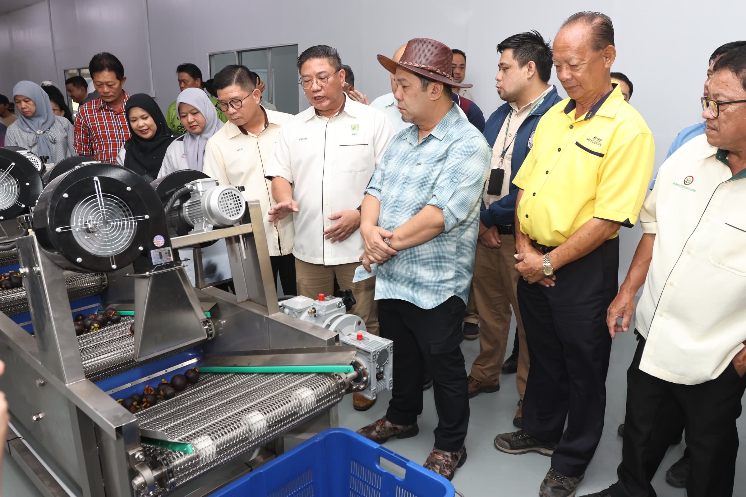 Jamawi lawat APCC Tenom, umum perancangan kilang pemprosesan hasil pertanian Fasa 2