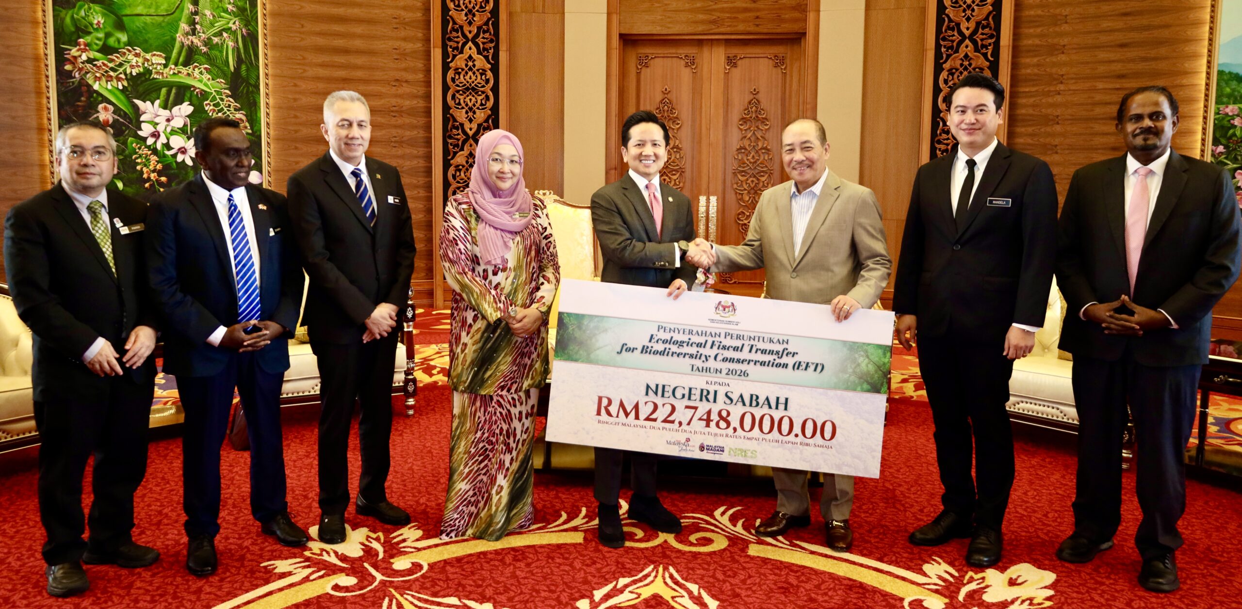 Sabah terima dana EFT RM22.748 juta untuk pemuliharaan biodiversiti