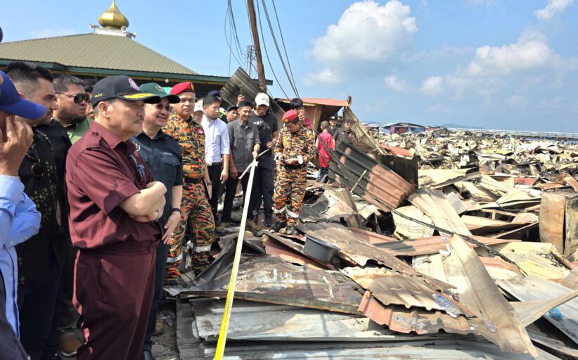 CM visits site, hands over special aid to Kg Bahagia fire victims