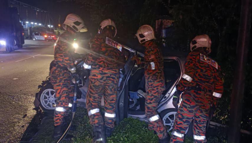 Seorang maut, seorang parah dalam nahas di Inanam