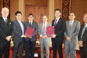 CM witnesses MoU exchange between SOGDC and EA Gibson