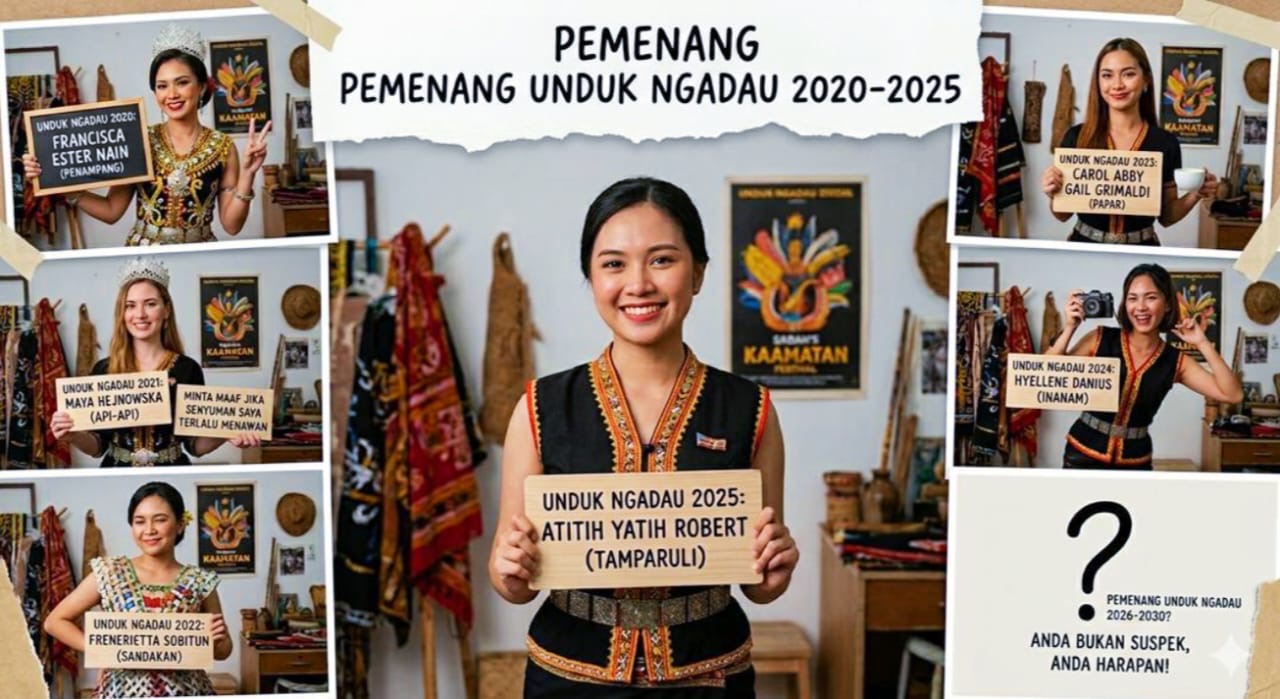 52 finalis Unduk Ngadau Kaamatan 2026 tetap ke pentas akhir