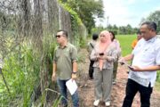 Jamawi tinjau projek tebing runtuh, pengairan sawah di Melalap