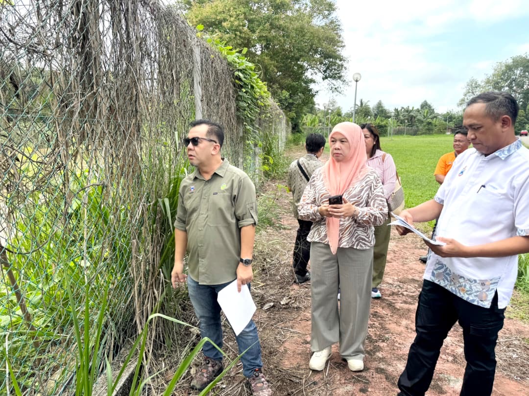 Jamawi tinjau projek tebing runtuh, pengairan sawah di Melalap