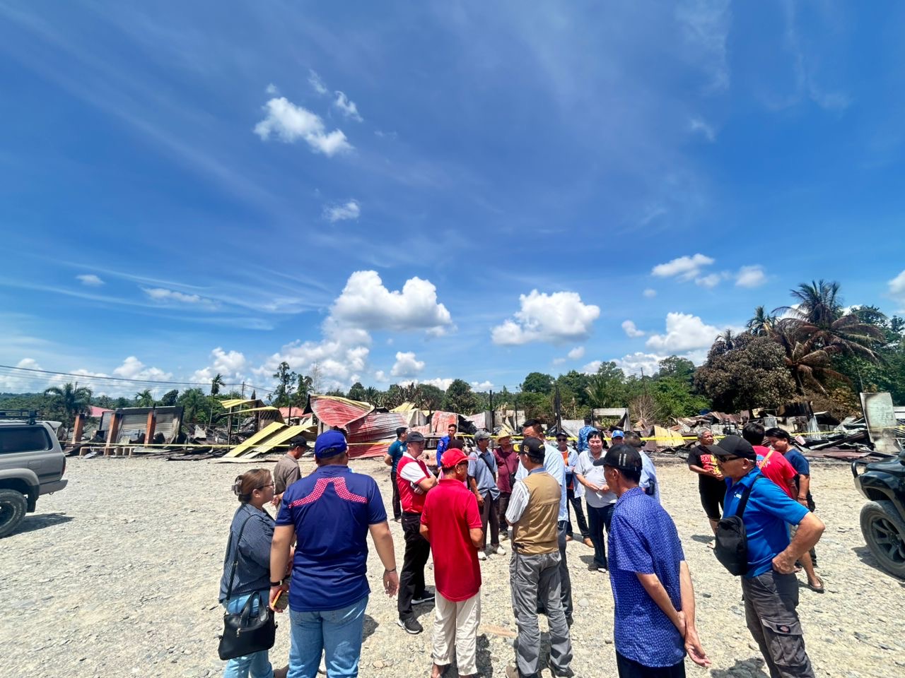 Dr. Joachim lawat mangsa kebakaran Timbua