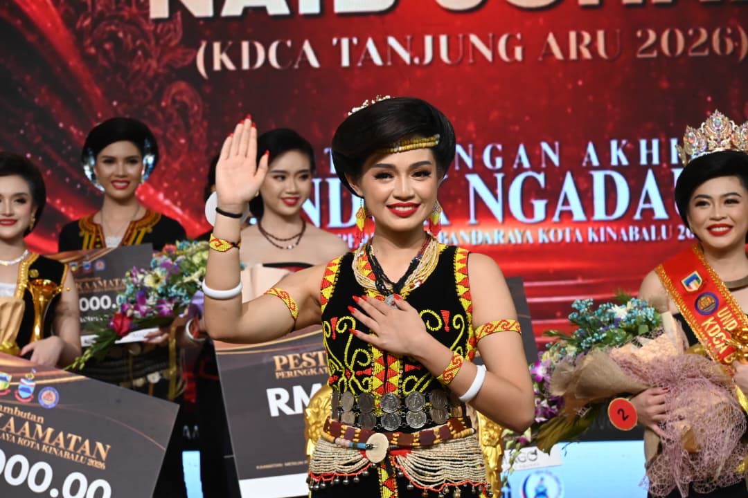 Liane Melve Frace juara Unduk Ngadau Bandaraya Kota Kinabalu 2026