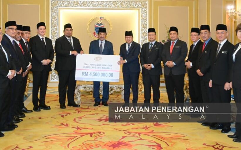 Kumpulan Sawit Kinabalu serah Zakat Perniagaan RM4.5 juta
