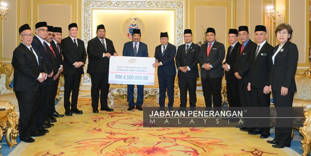 Kumpulan Sawit Kinabalu serah Zakat Perniagaan RM4.5 juta