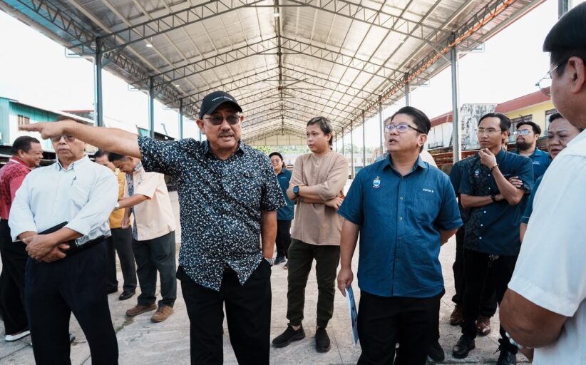 Ewon tinjau projek naik taraf Tamu Donggongon dan Kepayan Square