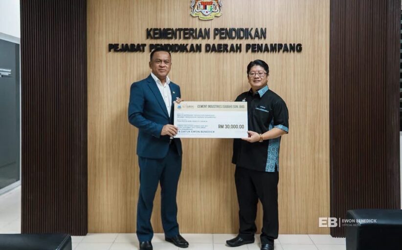 Ewon serah sumbangan CIS kepada PPD Penampang