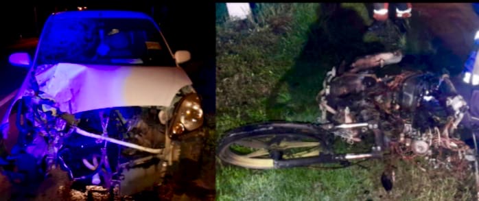 Lelaki maut, motosikal terbakar dirempuh kereta di P’pang
