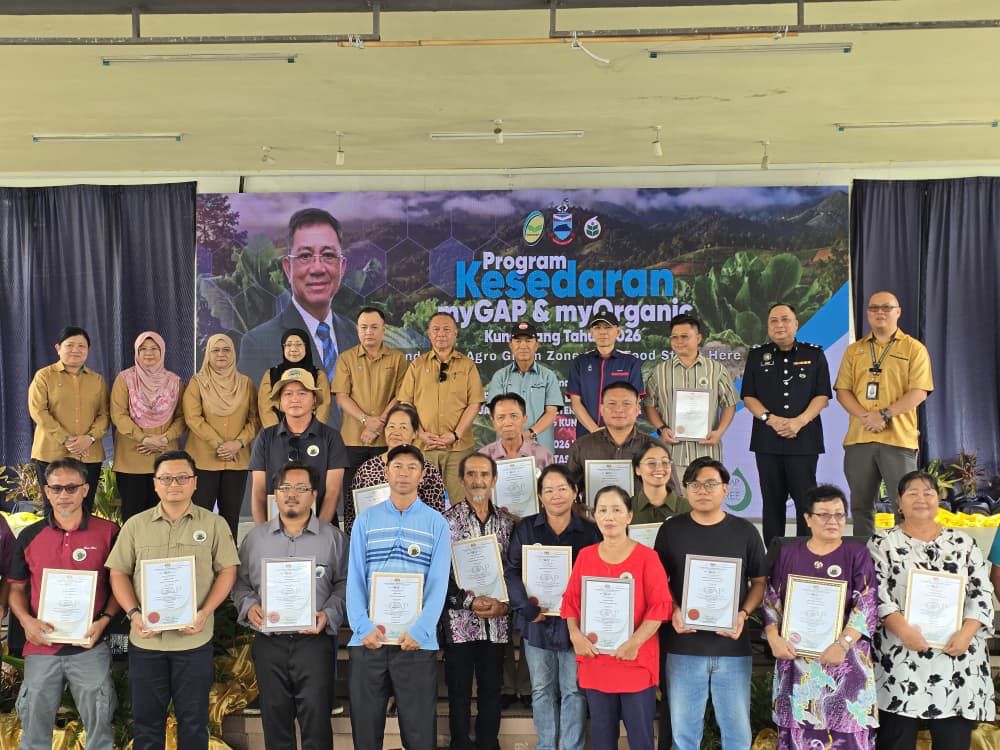 34 pengusaha pertanian terima myGAP dan myOrganic