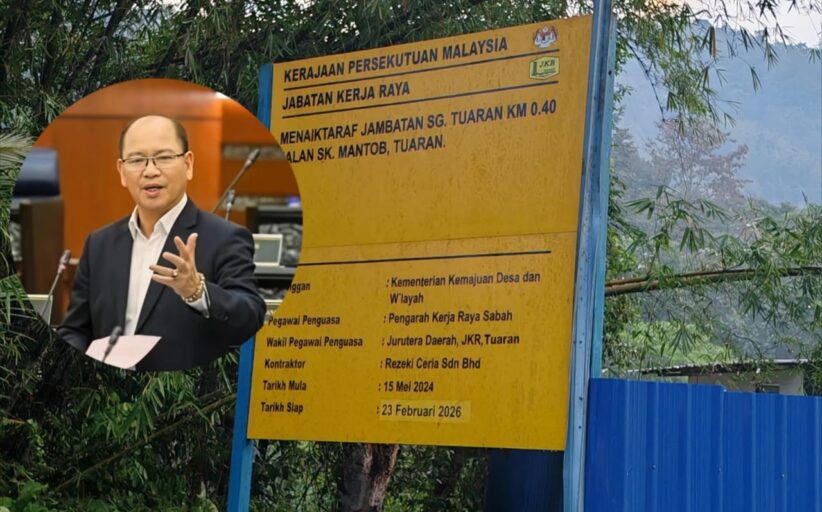 Status pembinaan Jambatan SK Mantob, Jalan Tebobon Kiulu dipersoal