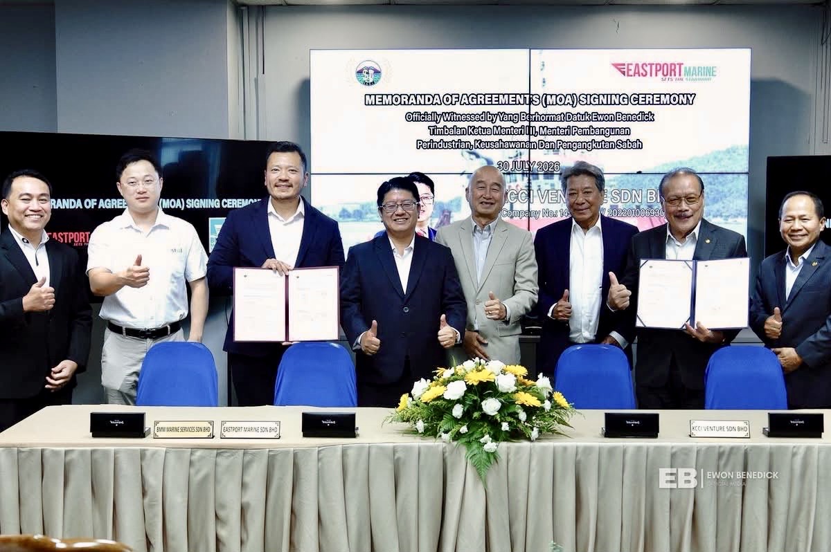Ewon alu-alukan kerjasama strategik tiga syarikat perkukuh industri maritim Sabah