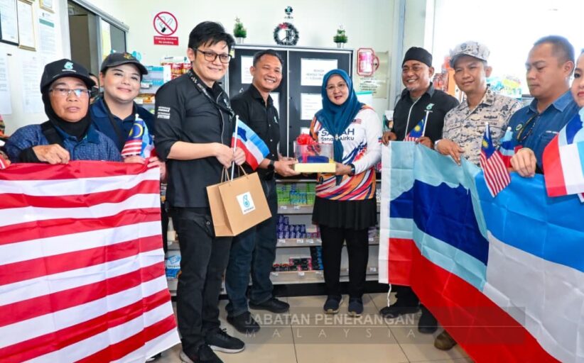 200 magnet Jalur Gemilang, Bendera Sabah diagih sempena Ekspresi Jalur Gemilang JAPEN@PETRONAS 2026