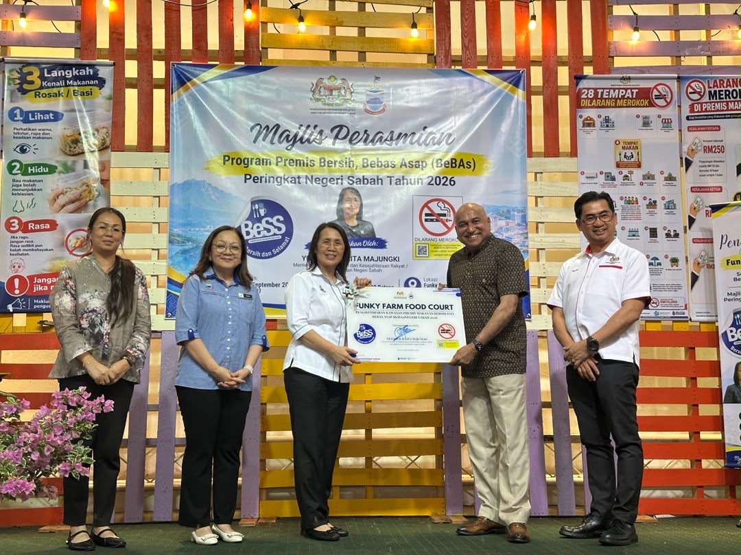 Program BeBAs teruskan usaha Sabah wujudkan premis makanan lebih bersih, selamat dan bebas asap rokok 
