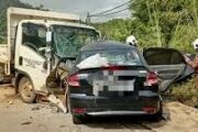 Empat maut kereta dan lori bertembung di Telupid