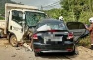 Empat maut kereta dan lori bertembung di Telupid