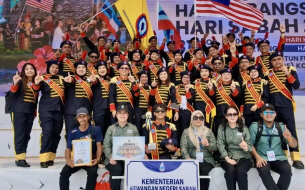 Kontinjen MOF Sabah cipta sejarah muncul juara perbarisan hkhs 2026