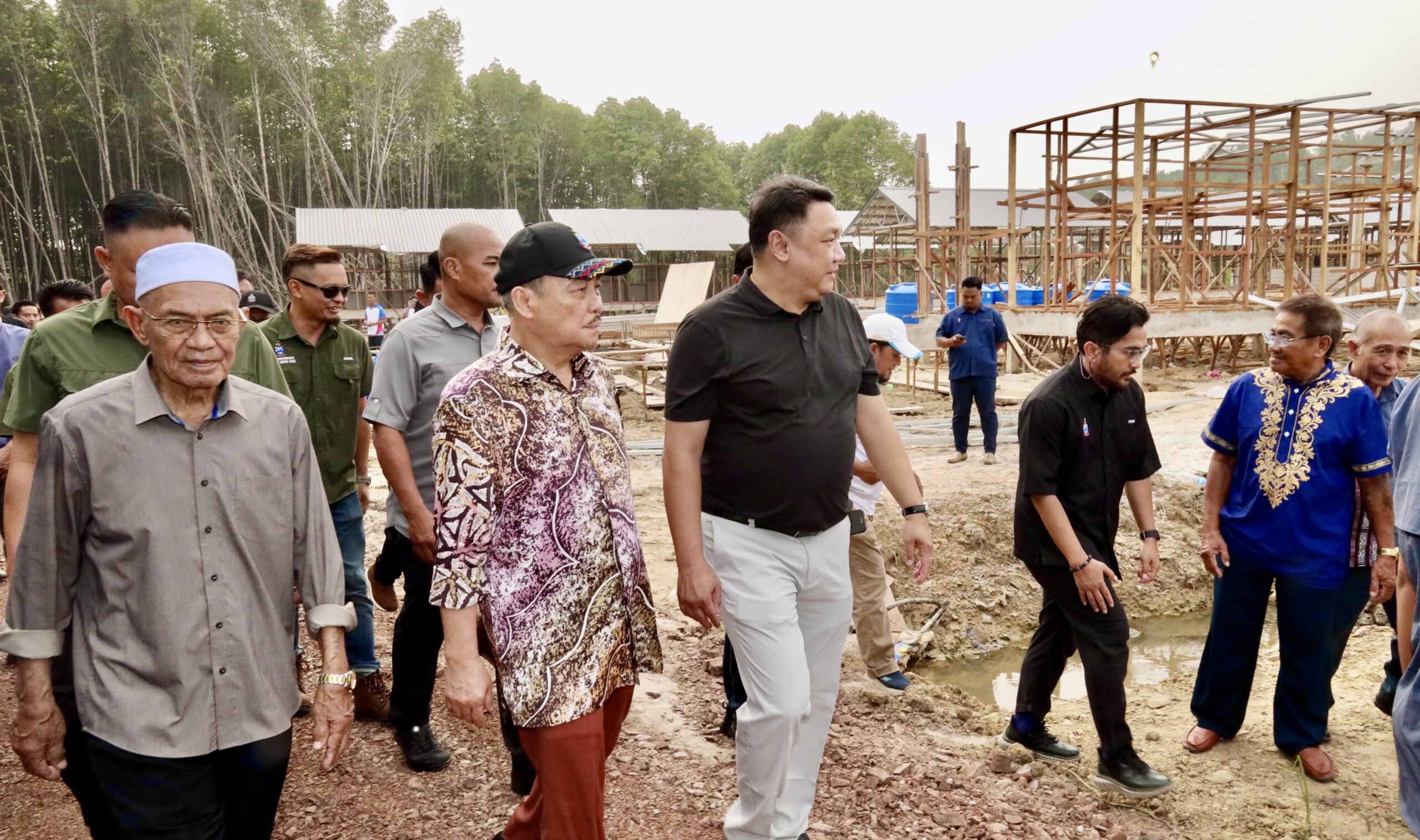 KM tinjau pembinaan 20 Rumah Mesra SMJ berkelompok di Kudat